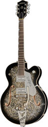 6120CST 59 Black Paisley Relic Black Paisley Top