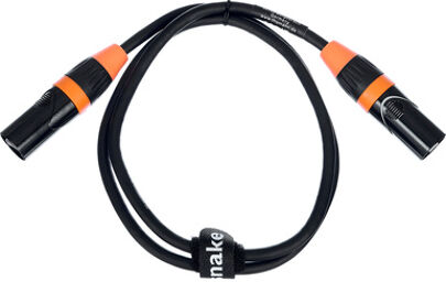 CAT6E CC Cable 1.0m orange black