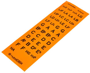 Key label set for coverplates