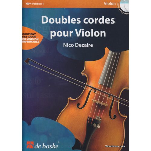 Dezaire Nico - Doubles Cordes Pour Violon + CD
