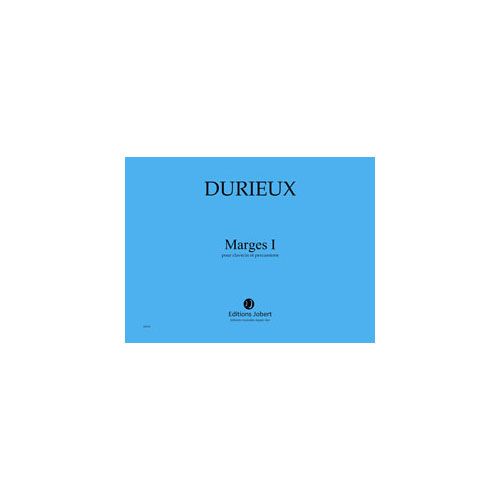 Durieux - Marges I - Clavecin et Percussions