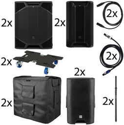 ICOA Pro 12A/21A Power Set Noir