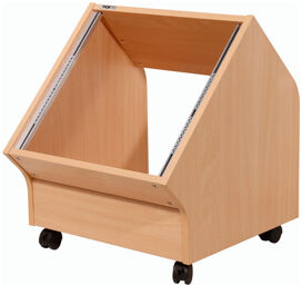 Studio Side Rack 10U beech Hêtre