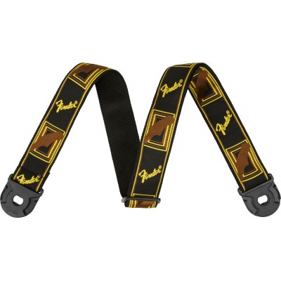 Quick Grip Locking End Strap, Black, Yellow And Brown, 2