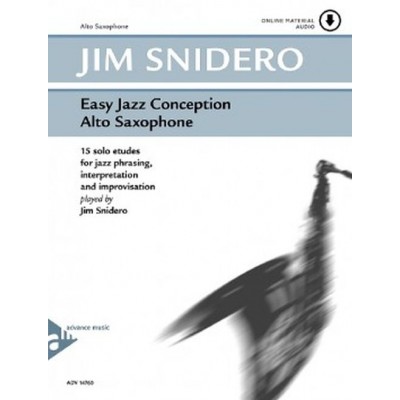 Snidero - Easy Jazz Conception Sax Alto + Audio