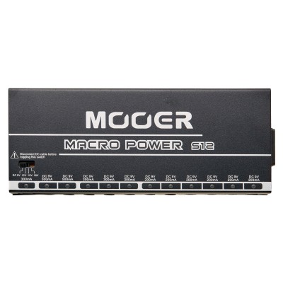 Macro Power S12, Alimentation 9-12-15-18V