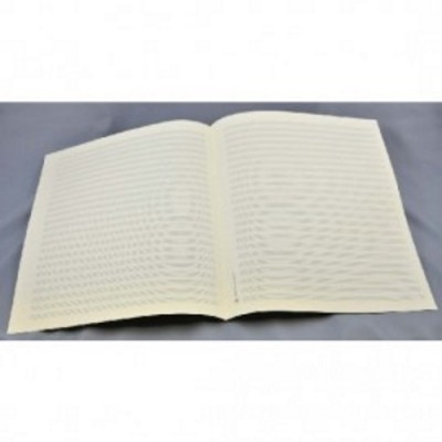5 Feuilles Doubles 24 Portees (27CM X 34CM)