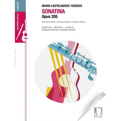 CASTELNUOVO-TEDESCO MARIO - SONATINA OP.205 - FLUTE & GUITARE