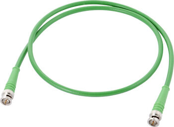 BNC Cable 75 Ohms 1m Vert