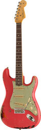 Landau 63 Strat FRD/3TS MBJS Fiesta Red over 3