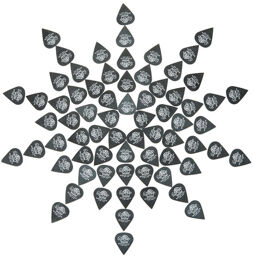 Plectrums Tortex Sharp 1,35 72 Noir