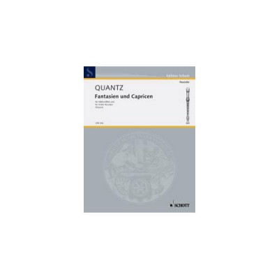 Quantz J.J. - Fantasien Und Capricen - Flute A Bec Alto