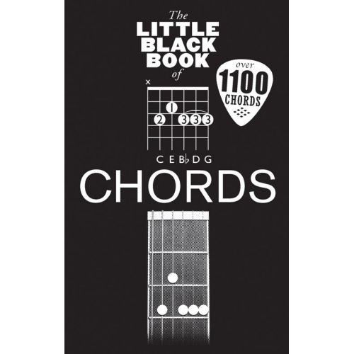 The Little Black Book Of Chords - Guitar