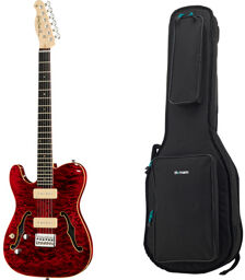 TE-90QM LH Trans Red w/Bag Transparent Red
