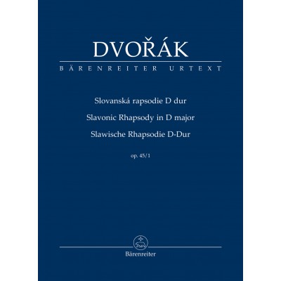 Dvorak A. - Slavonic Rhapsody In D Major Op.45/1 - Score