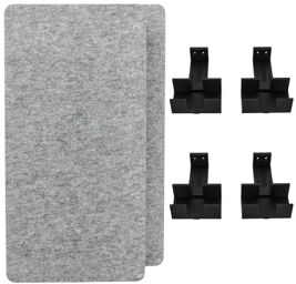 PET Wall Absorber 120 S Bundle noir mat