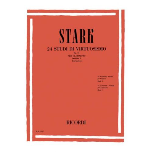 Stark R. - 24 Studi Di Virtuosismo, Op. 51 - Clarinette