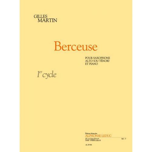 Martin Gilles - Berceuse - Saxophone & Piano