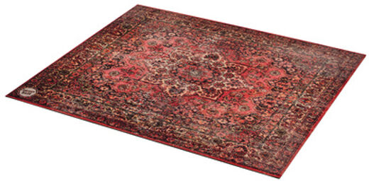 Sound Stage Mat Red 150x130 Persian Worn Red