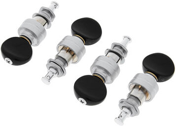 UPTL Ukulele Tuner Set CW Chrome White