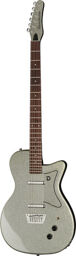 56 Baritone Silver Metal Flake Black Metal Flake