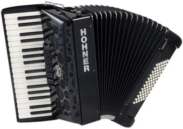 Hohner Amica Forte III 72 BK silent Noir