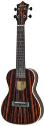Macassar Ebony Concert Ukulele naturel mat