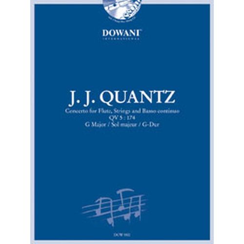 Quz J.J. - Concerto Qv 5 : 174 In G Major - Flute Traversiere, Bc