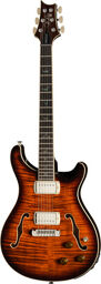 SE Hollowbody II Piezo OTSB Orange Tiger Smokeburst