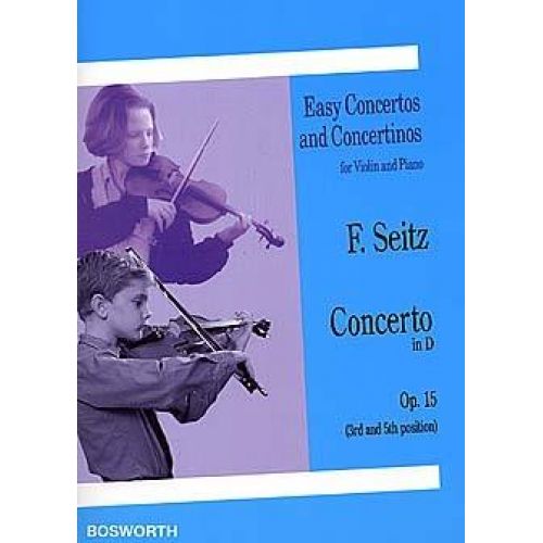 SEITZ F. - CONCERTO OP.15 EN RE MAJEUR - VIOLON & PIANO