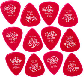 Delrin 500 Pick 0,96mm Rose foncé