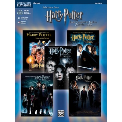 Harry Potter Instrumental Solos Movies 1-5 + Audio Online - Clarinette