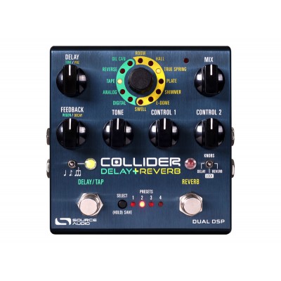 Collider Delay + Reverb - Dual DSP