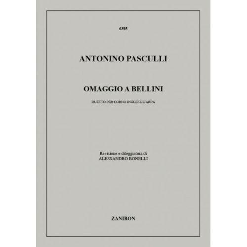 PASCULLI A. - OMAGGIO A BELLINI - HAUTBOIS