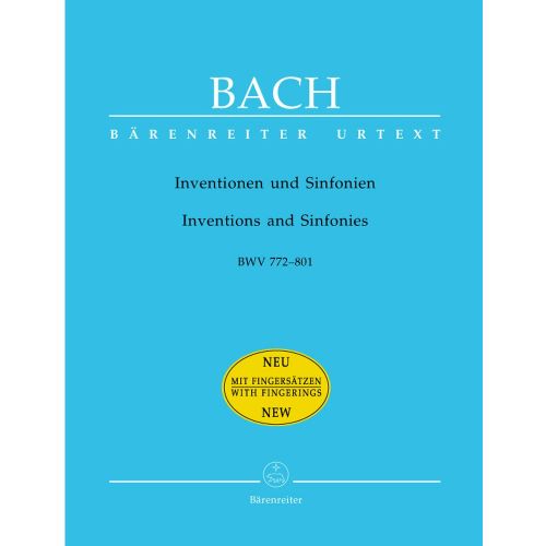 Bach J.S. - Inventions et Synphonies BWV 772-801 (doigtes) - Clavecin