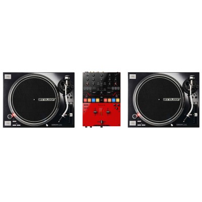 Pack Regie DJ Vinyle : RP 7000 MK2 Black + DJM-S5