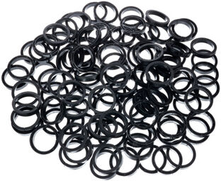 Snap Protector Ring Bk 100pcs