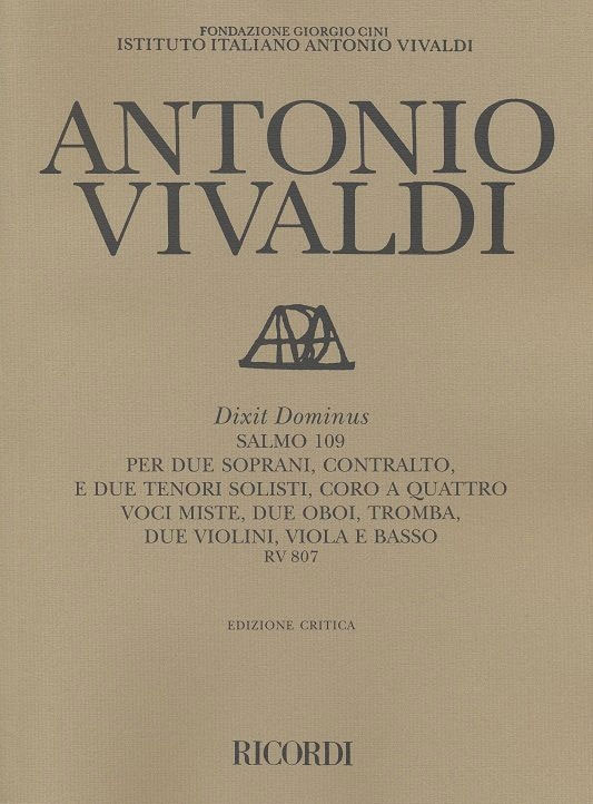 Dixit Dominus Salmo 109 Rv 807