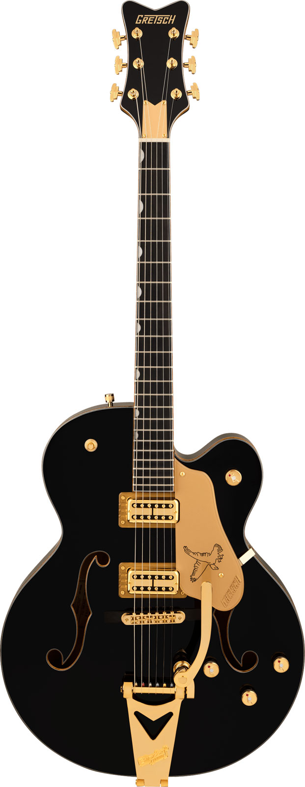 Synchromatic Falcon Hollow Body Single-Cut with Bigsby EBO Black