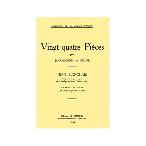 Langlais - 24 Pièces - Cahier 2 (13 À 24) - Orgue Ou Harmonium