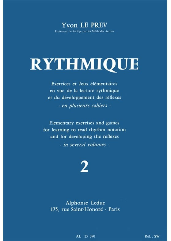 Rythmique, Exercices et jeux - Vol. 2