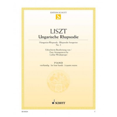 Liszt - Rhapsodie Hongroise - Piano (4 Hets)