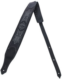 Celtic Rim Leather Padd Strap Noir