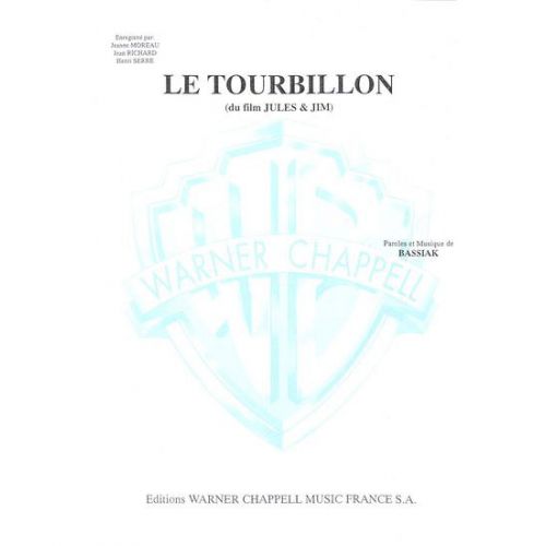 MOREAU JEANNE - LE TOURBILLON - PIANO, CHANT