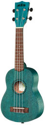 KA-MRT-BLU-S Soprano Ukulele Ocean Blue Transparent Satin