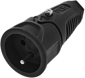 2410-ss Taurus2 Socket B/F Black with black marking ring