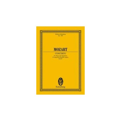 Mozart Wolfgang Amadeus - Mozart:concerto Pour Cor KV447.poche