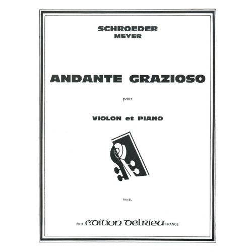 SCHROEDER-meyer Hermann - Andante Grazioso - Violon
