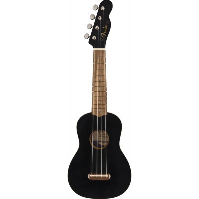 Venice Uke Soprano Wn Black