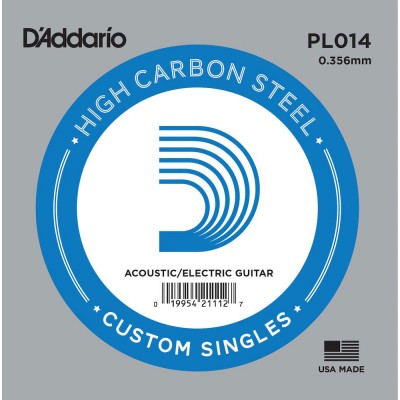 PL014 Plain Steel Guitar Single String 14